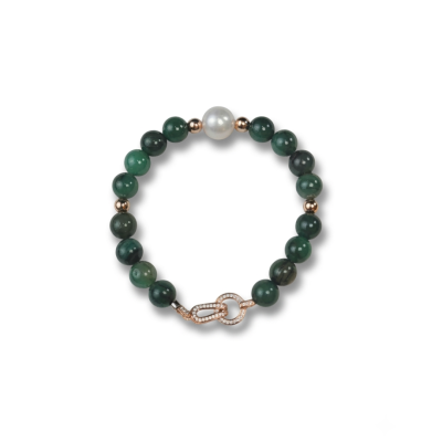 VÒNG TAY EMERALD PEARL